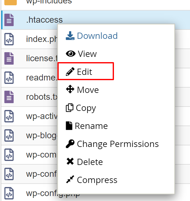 acessando .htaccess no cPanel